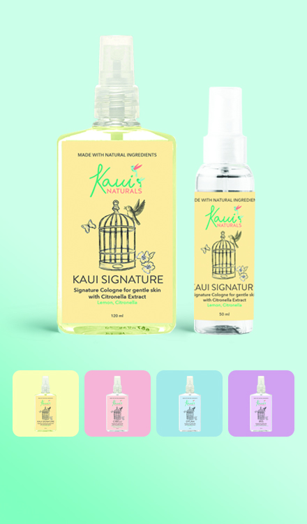 Kaui Signature 120ml and 50ml product gallery